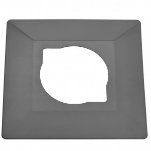 Bylectrica рамка декор. защитная под выкл./роз. темно-серый (накладка) ЮЛИГ.735212.410 т/серый