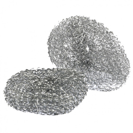 Скраб для посуды, 2 шт, металлический, Elfe