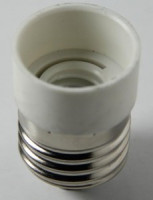 EKF Переходник E27-E14, белый, AD-E27-E14-w