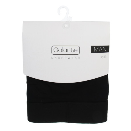 GALANTE Трусы-слипы мужские классика, р.54, 95%хлопок, 5%спандекс, черный, НБ25-4