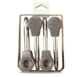 Замок вис ВС2-4-01 КОМПЛЕКТ (из 4-х замков + общие 9ключей) Длинная! дужка  \6