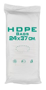 Пакет фасовочный ПНД 24х37 10мкм 1000шт./уп. , прозрачный 549497