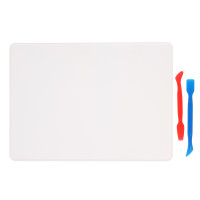 Набор для лепки, 3 предмета: доска А4 белая с бортиком, 2 стека, в пакете