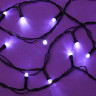 СНОУ БУМ Гирлянда эл. вьюн 20м, 200LED, "Алмазная" насадка, белый, 8 режимов, ПВХ черный, 220В