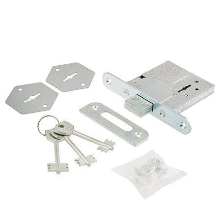 Замок врез ЗВ8-4с/03 (прямоуг. ригиль) 4-хсувальдный РЯЗАНЬ!! \30
