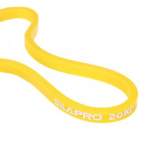 SILAPRO Лента для фитнеса силовая эластичная 30х0.4х0.6 см, латекс, 20 кг