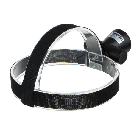 ЕРМАК Фонарь налобный, 1 LED, 3 Вт, 8х6х6,2 см, 2 режима, 1200мАч, USB кабель, пластик