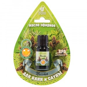 Масло эфирное 10мл Пихта, блистер в форме капли, 32206 Банные штучки