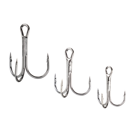 AZOR FISHING Набор тройников 5шт, №2, 4, 6, высокоуглеродистая сталь