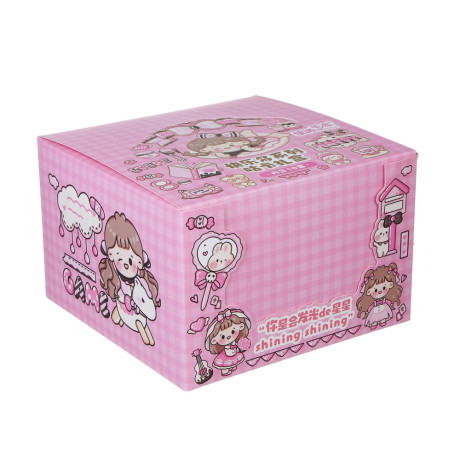 Набор для творчества "Брелок с наклейками", 11,9х9,2х3,6см, акрил, PET, 5 дизайнов