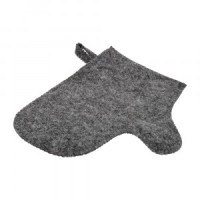 Рукавица для сауны серая, войлок 41341, Hot Pot