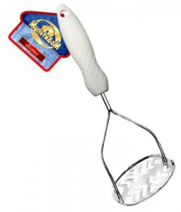 Картофелемялка "Порто" хром/пластик белый AN50-26 Мультидом