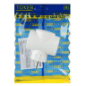 TOKER Разветвитель 3 гнезда, 6А, 3T, белый