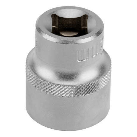 Головка торцевая, 23 мм, шестигранная, CrV, под квадрат 1/2 Stels