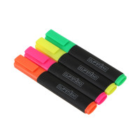 ClipStudio Набор маркеров-выделителей, 4цв., 1-4мм, чехол с европодвесом