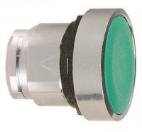 Schneider ZB4BA3 головка для кнопки с пружинным возвратом, метал. осн., зеленая d22мм