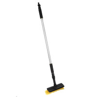 ЕРМАК Щетка для мытья автомобиля телескопическая с краником подводу, 107-168см