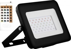 Feron Прожектор св/д 2835SMD, 20W RGB AC220V/50Hz 152х54х168 IP65, черный, LL-611 29701