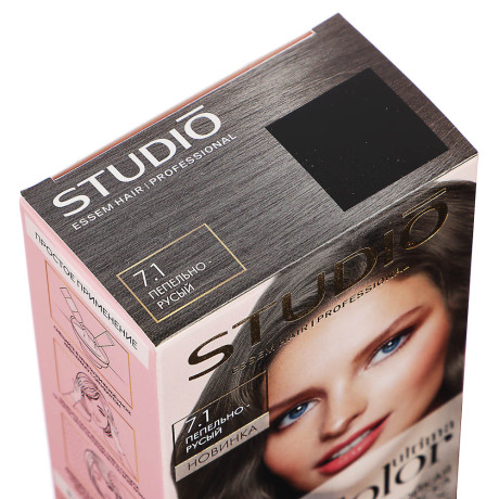 Краска для волос STUDIO Ultima Color 7.1 Пепельно-русый,100мл