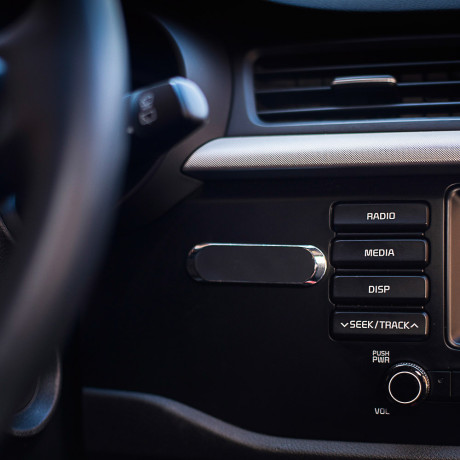 BY Держатель телефона магнитный на панель, металл, 7х2см