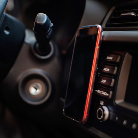 BY Держатель телефона магнитный на панель, металл, 7х2см