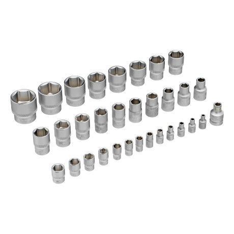 Набор инструментов, 1/2", 1/4", CrV, пластиковый кейс 94 предмета Stels