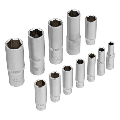 Набор инструментов, 1/2", 1/4", CrV, пластиковый кейс 94 предмета Stels