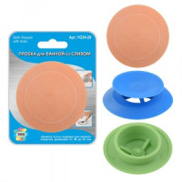 Пробка д/ванной d=65мм, со сливом, микс YG34-20 Мультидом