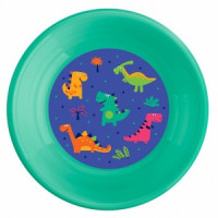 Тарелка глубокая детская 185 мм зеленый 431322409 Бытпласт