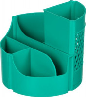 Подставка для канцелярских мелочей Attache office вращающаяся цвет бирюза 1169208