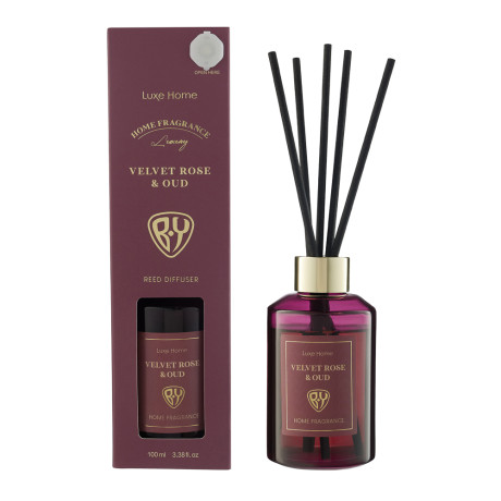 BY Диффузор Luxe Home, 100 мл. White Musk&Warm Vanilla,Black leather,Velvet Rose,Dark Amber