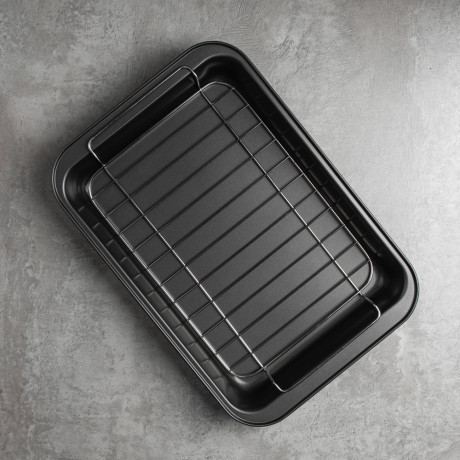 VETTA Противень глубокий с решеткой "Ростер" 37x25x5см SL-2055