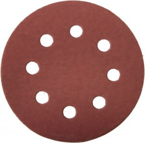 Круг шлифовальный ЗУБР "МАСТЕР" универс, абразив бумага на велкро основе, 8 отверст, Р600, 125мм,5шт