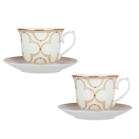 Набор чайный 4 пр., 225мл, MILLIMI, Ноэми, фарфор