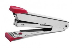 Степлер 8208 (№10) до 10 лист. красный 256108