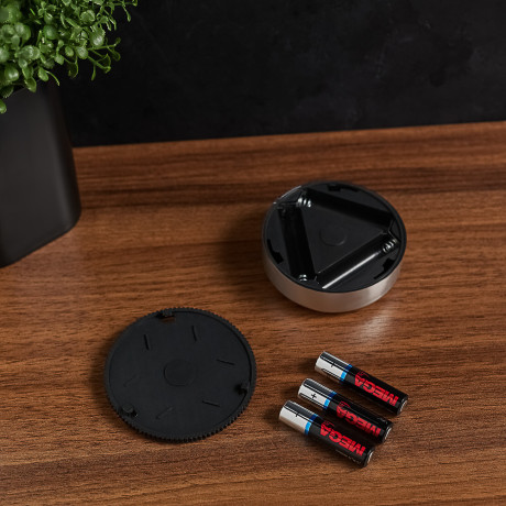 FORZA Светильник точечный нажимной, 6,5см, 3xААА, 4 LED, пластик