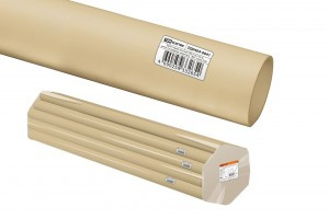 TDM труба гладкая ПВХ d16 104м жесткая сосна (цена за 1м длина 2 м) инд. штрихкод (104!) SQ0404-0041