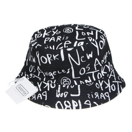 GALANTE Панама взрослая, р.58, 100% хлопок, черный, ВЛ25-08