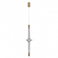 ODEON LIGHT 6689/7L L-VISION ODL24 147 подвес ант.бронз./мет/акрил IP20 LED 7W 3000K OLLA