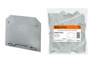 TDM заглушка для ЗНИ4-6-10мм серая (100!) SQ0803-0020