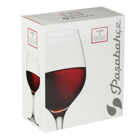 PASABAHCE Амбер Набор бокалов для вина 2шт 460мл, стекло, арт. 440275B2