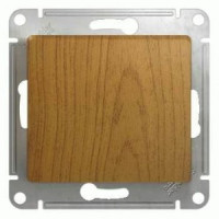 Systeme Electric GLOSSA мех. выкл.(перекл. перекрест.) СУ 1 кл. темный дуб(пл.осн.) GSL000571(+)(2!)