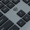 BY Набор беспроводной клавиатура и мышь, 104 кл.,6D бесш. клик,"copy-paste",1200DPI,ААА, серебристый