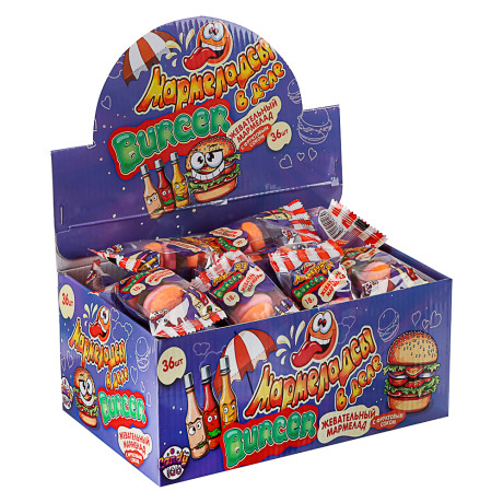 Мармелад жевательный "Мармеладсы в деле BURGER", 18 г
