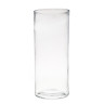 Ваза, 10х24,5 см, стекло, прозрачная, цилиндр