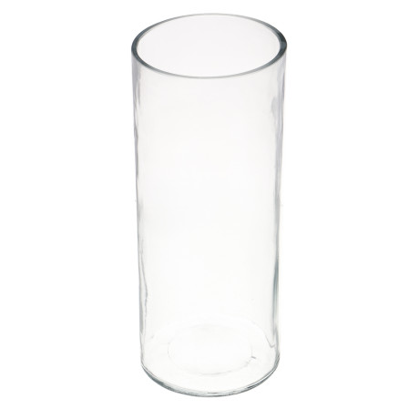Ваза, 10х24,5 см, стекло, прозрачная, цилиндр
