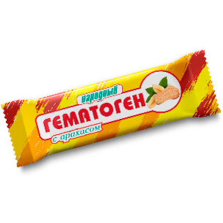 Гематоген Народный с арахисом, 40г