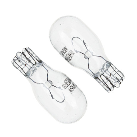 NG Лампа накаливания W16W T15, 12В, 16Вт, standart, W2.1x9.5d, 2шт/блистер (Original)