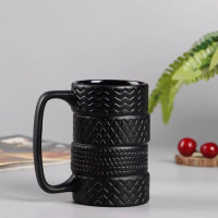 Кружка 380мл, тм MILLIMI Шины, фарфор