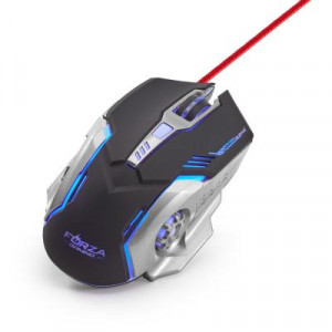 FORZA Компьютерная мышь проводная, 800-3200DPI, 6 кн., подсветка, провод 140см, игровая, 2 цвета